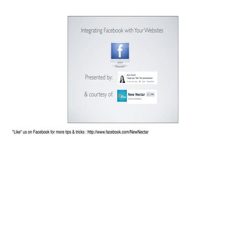 Facebook integration w notes