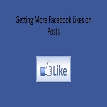 Facebook likes