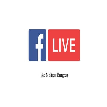 Facebook live ppt | PPTX