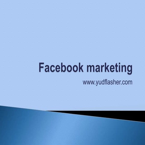 Facebook marketing