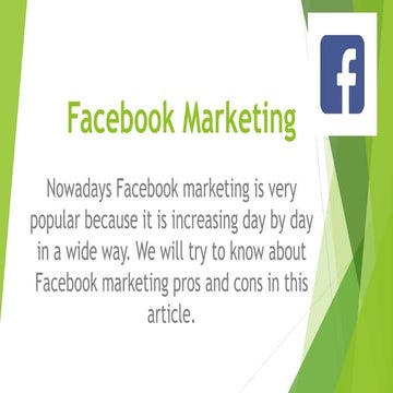 Facebook marketing