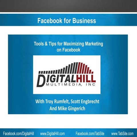 Facebook Marking Seminar - Fort Wayne - by TabSite