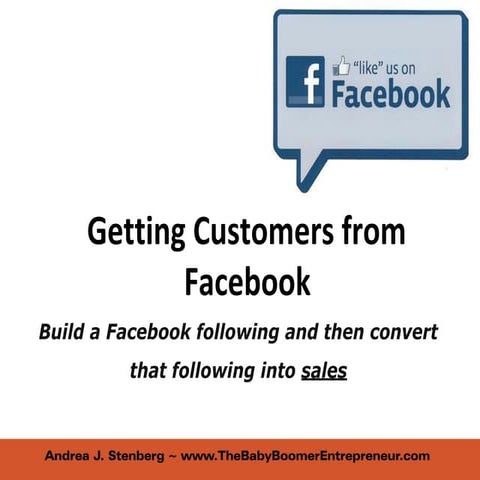 Learn how to build a Facebook following and then convert that following into ...