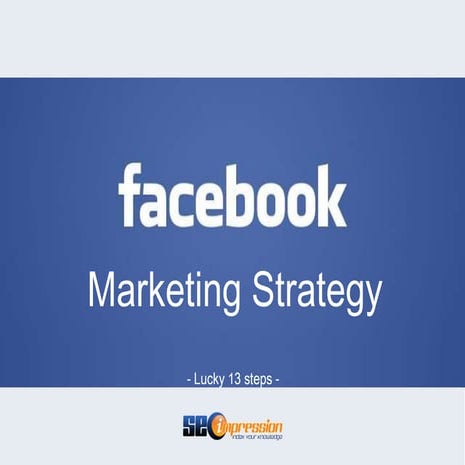 Facebook Marketing Strategy