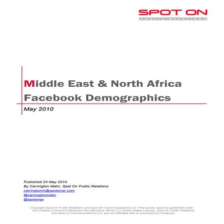 Facebook MENA | Demographics