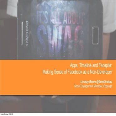 Apps, Timeline and Facepile: Making Sense of Facebook as a Non-Developer