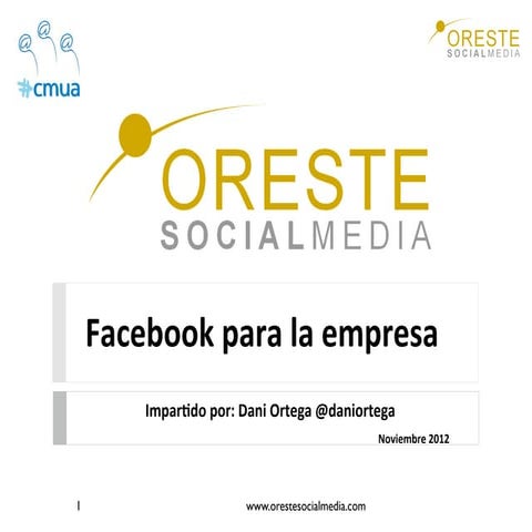Facebook para empresas en #CMUA Valencia