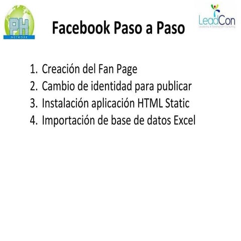 Facebook paso a paso