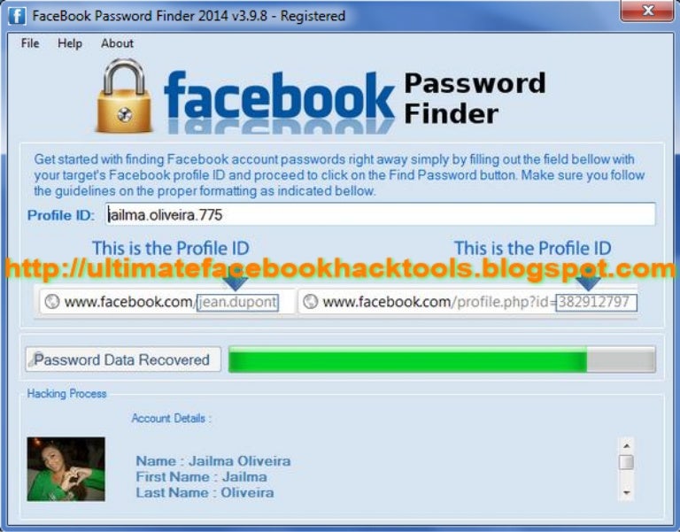 FaceBook Password Finder 2014 v3.9.8
