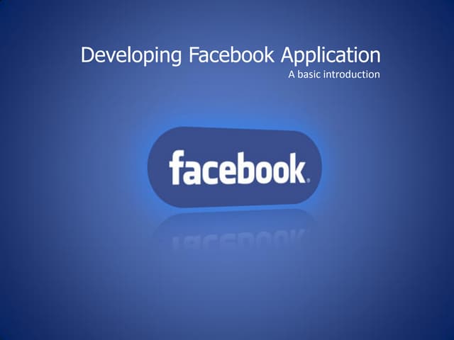 Developing Facebook Application - Nagpur PHP Meetup