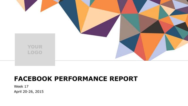 Facebook Performance Report Template