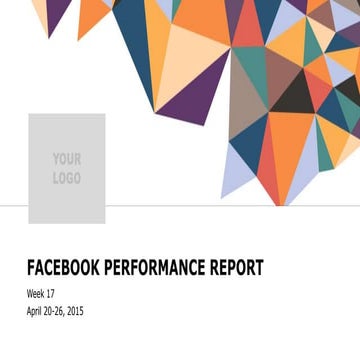 Facebook Performance Report Template