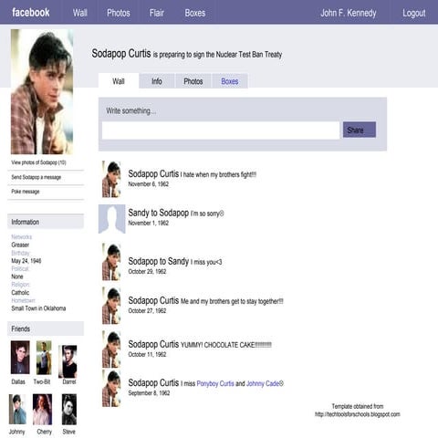 Facebook power point  sodapop