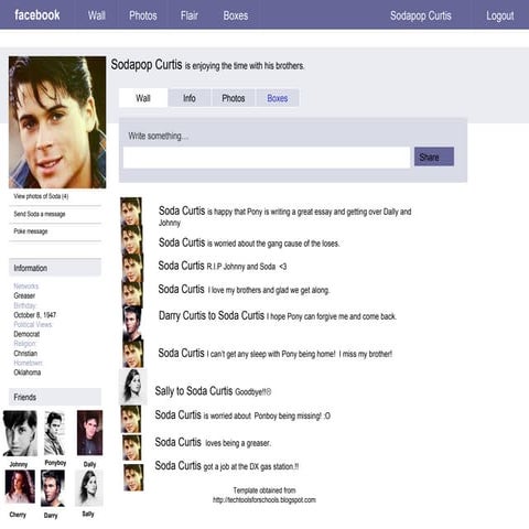 Facebook power point outsiders!