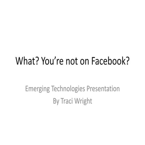 Facebook Presentation