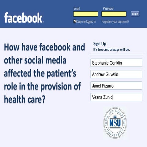 Social Media and the Patient's Role