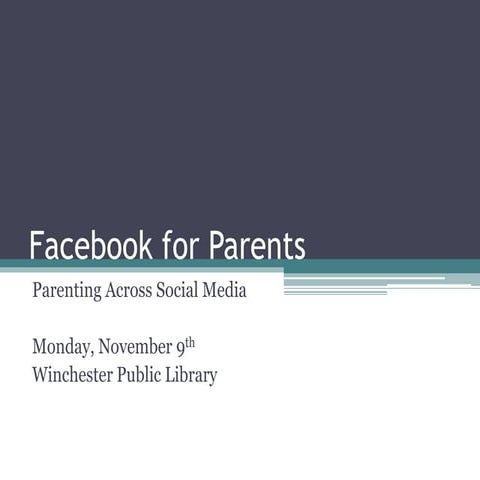 Facebook for Parents