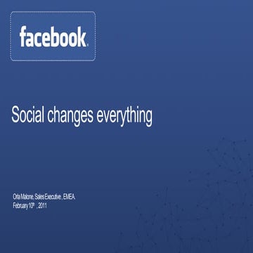 Social Changes Everything - Orla Malone, Facebook