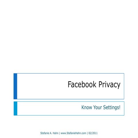 Facebook Privacy
