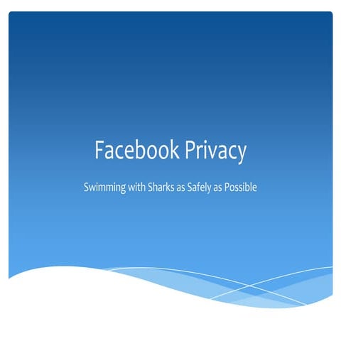 Facebook privacy