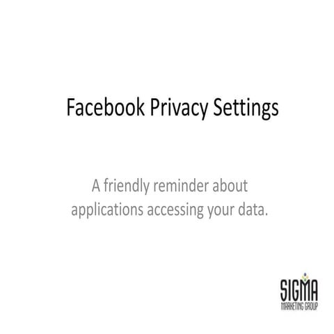 What you should know about Facebook Applications
