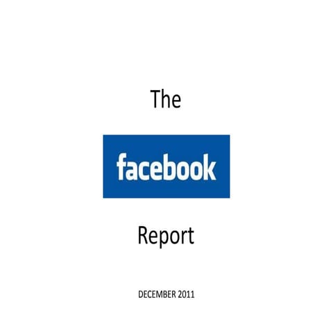 Facebook report december 11