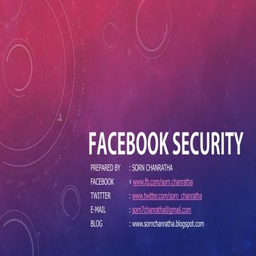 Facebook security updated