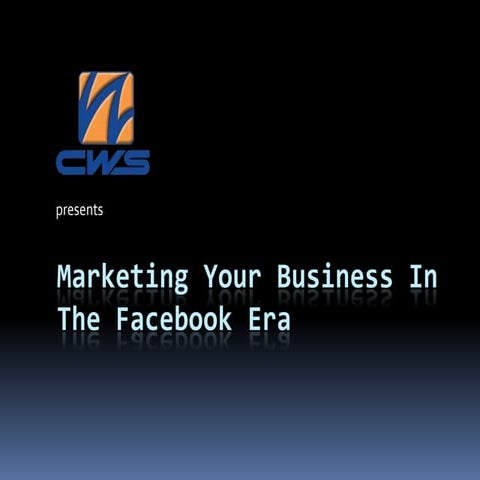 Marketing Your Business in the Facebook Era