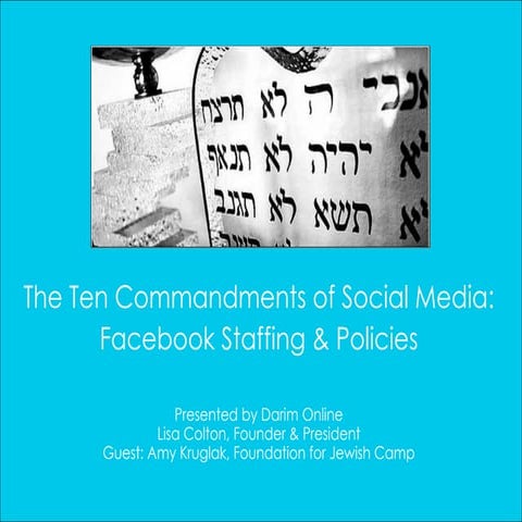Darim Online: Facebook Staffing And Policies
