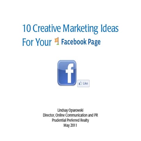 10 Ideas For Realtor Facebook Marketing