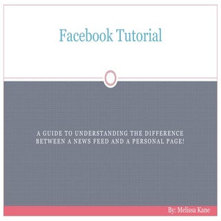 Facebook Tutorial - News Feed Vs Pr...
