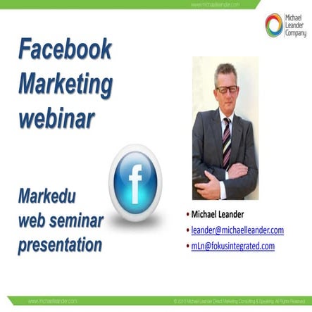 Facebook Marketing by Michael Leander