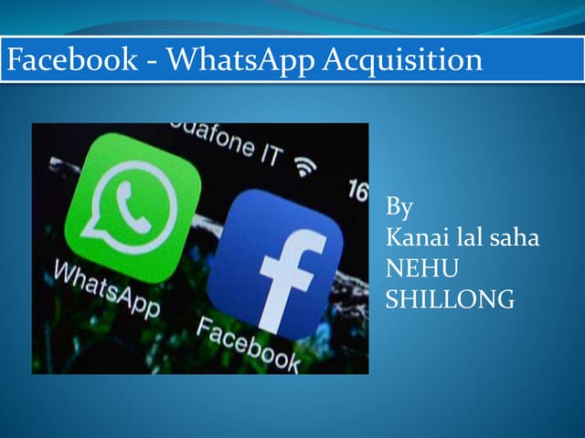 Facebook whatsapp acquisition