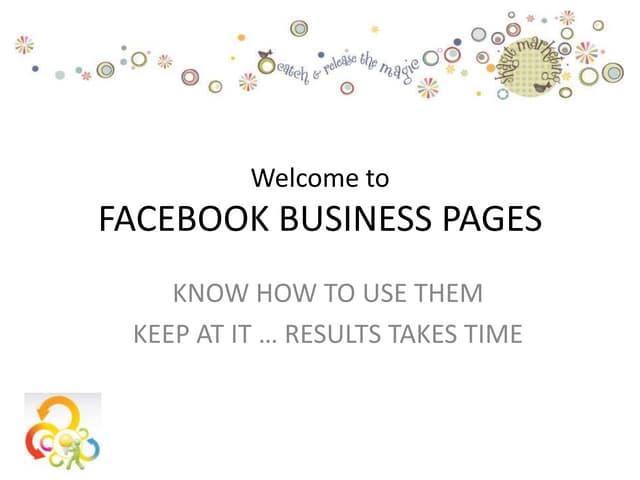 Facebook Workshop Powerpoint