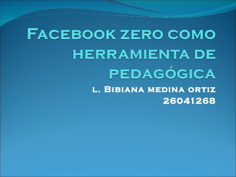 Facebook zero