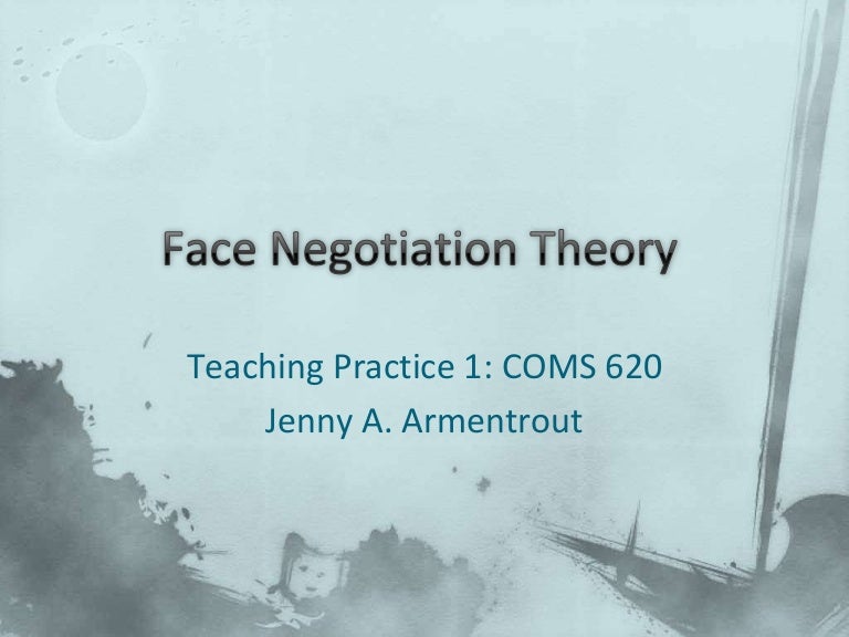 Face negotiation theory