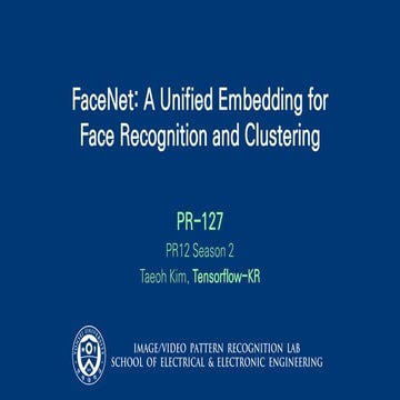 PR 127: FaceNet