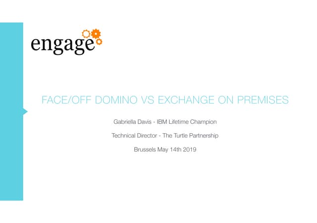 Face Off Domino vs Exchange On Premises
