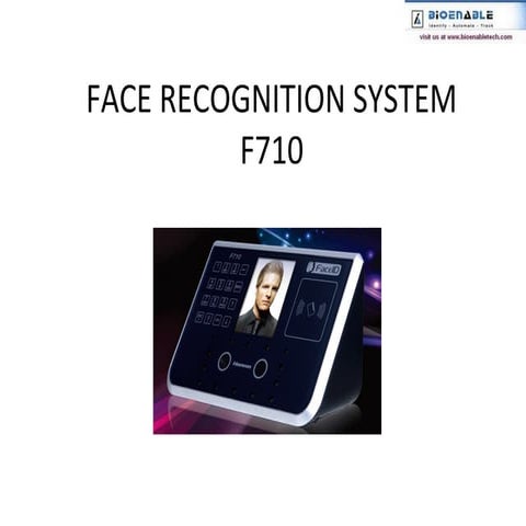 Face Recognition Device F710