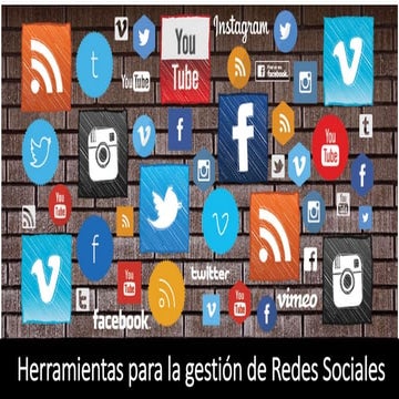 Herramientas para la gestión de redes sociales