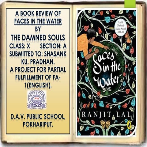 Faces in the water by Ranjit Lal