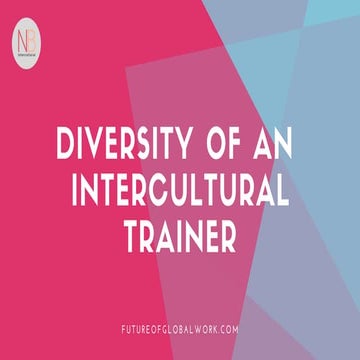 Diversity Of An Intercultural Trainer