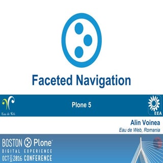 Faceted navigation in Plone 5