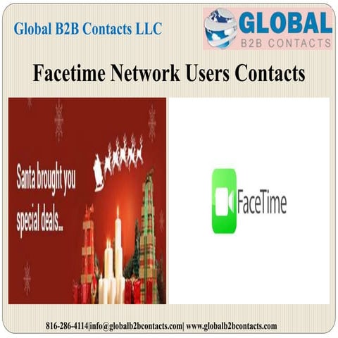 Facetime network users contacts