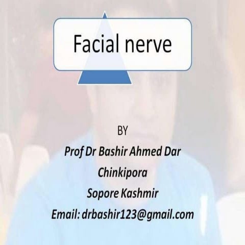 Bell's Palsy by Prof Dr Bashir Ahmed Dar Sopore Kashmir