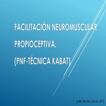 MÉTODO KABAT PARA TERAPIA MANUAL EN FISIOTERAPIA | PDF