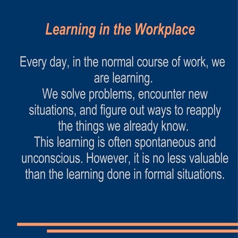 Facilitate Work-based Learning