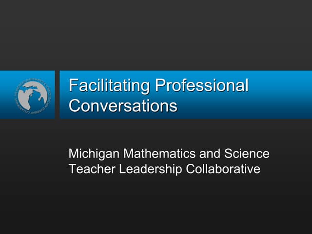 Facilitating group conversations