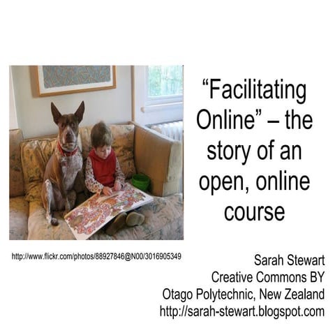 Story of an online course "Facilitating Online"