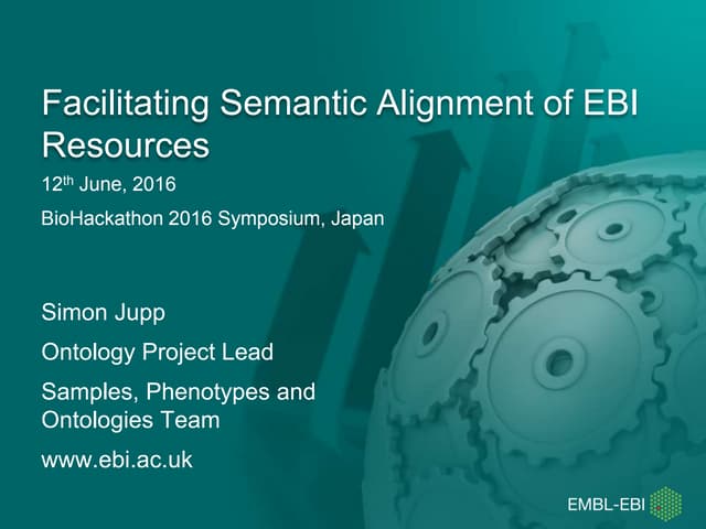 Facilitating semantic alignment.-biohackathon-jupp
